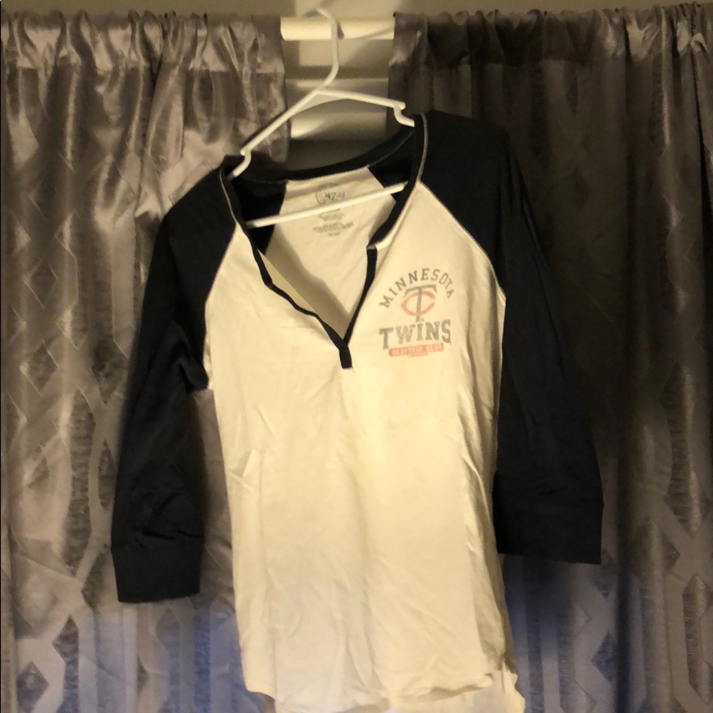 MN TWINS quarter sleeve